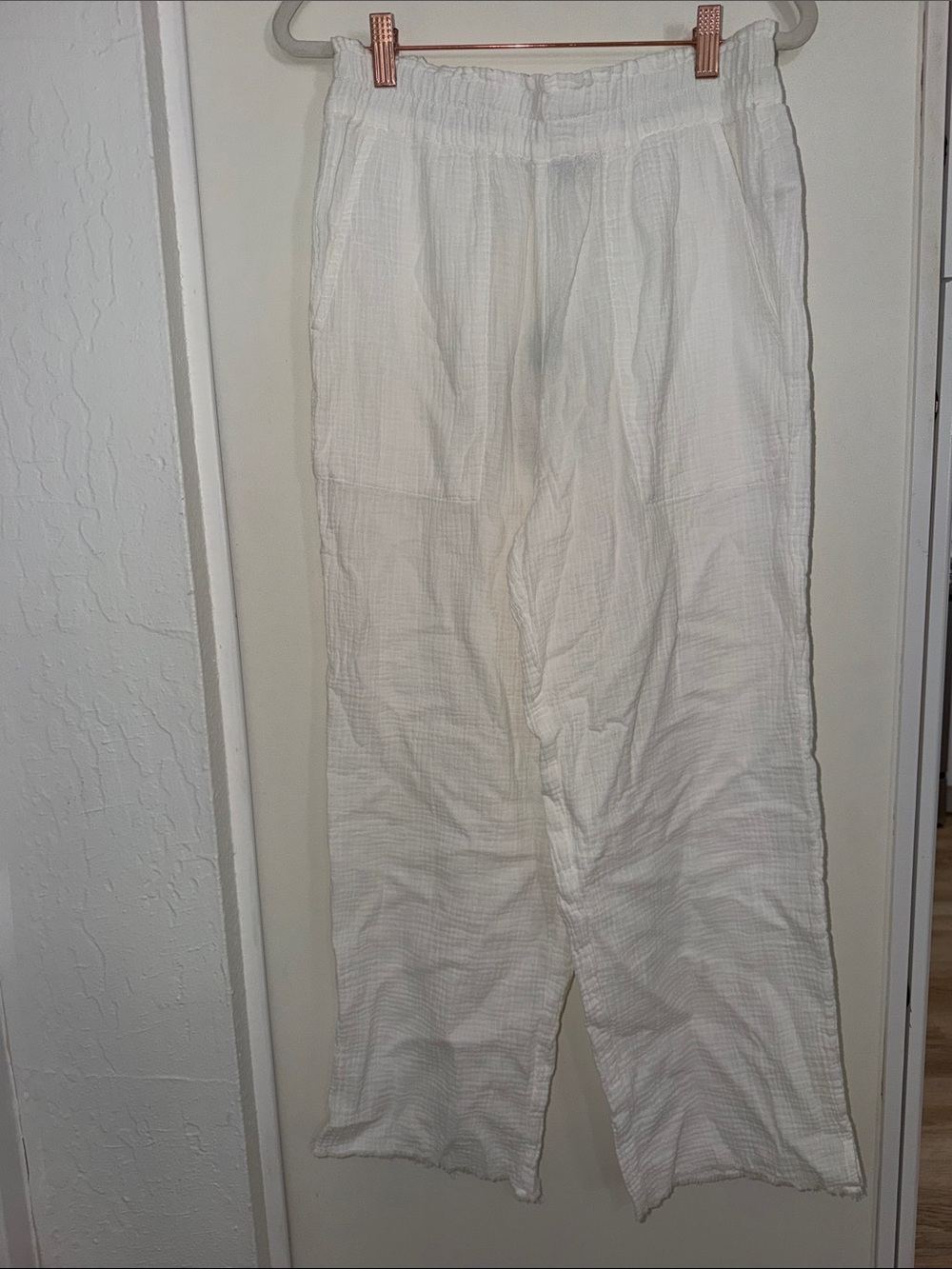 NWT (Minor Flaw) Rails White Leon Pant | S